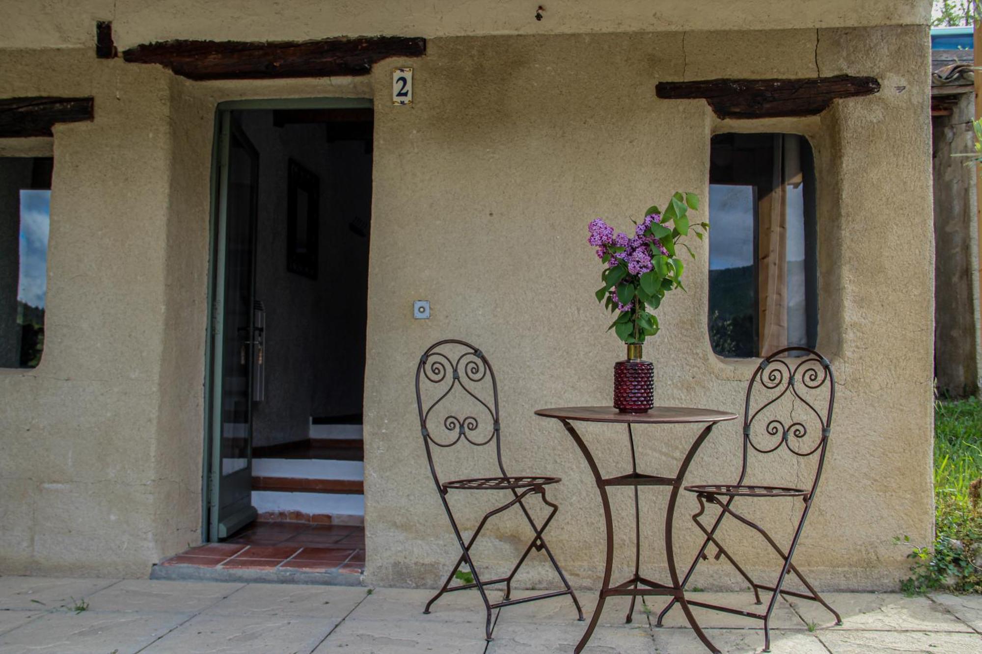Ferienwohnung Les Ricoux Montfroc Exterior foto